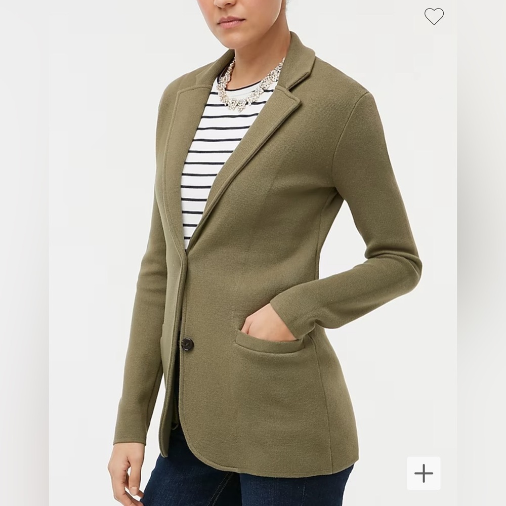 J Crew Sweater Blazer
